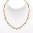 Alya Jewelry gold taşlı kolye bileklik kadın seti